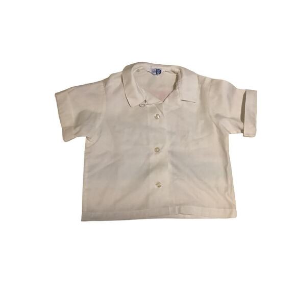 Toddler Vintage 50’s White Button Down 2T? - Picture 1 of 7